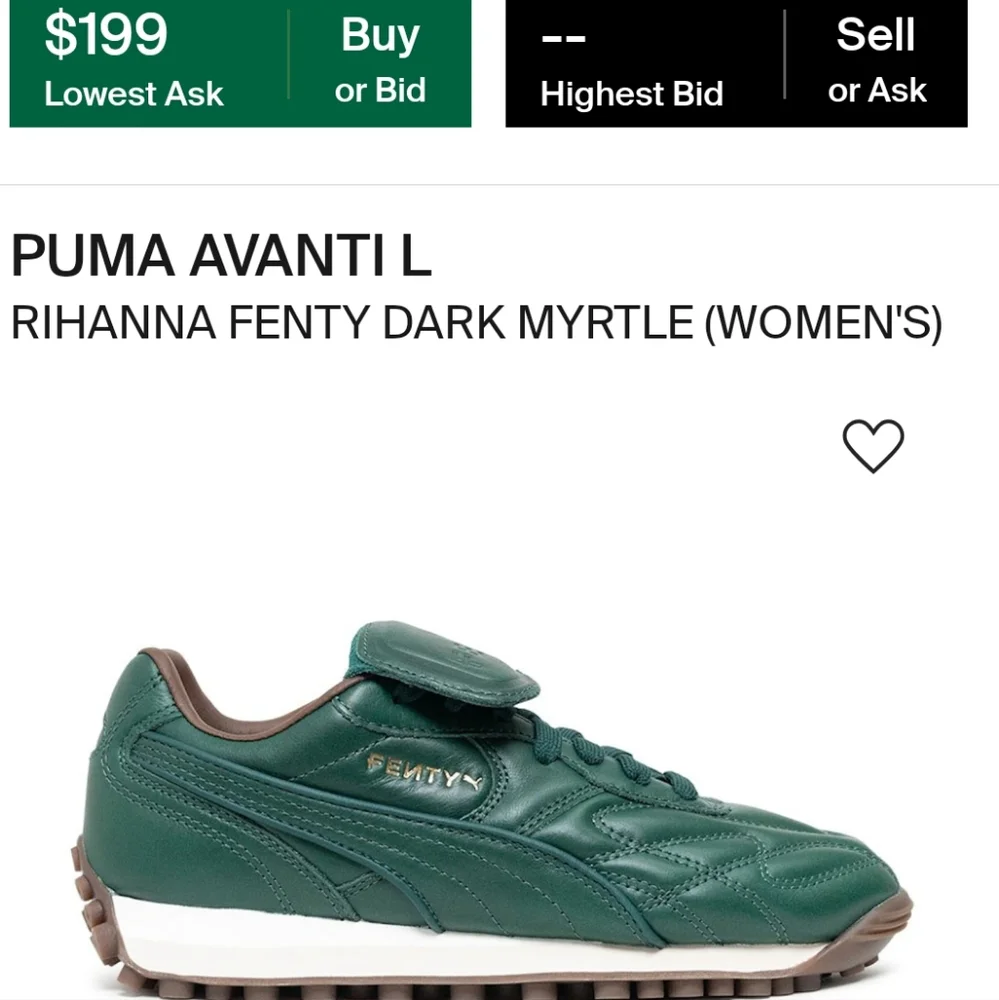 NWT Women's Fenty x Puma Avanti Sneakers - Picture 5 of 12
